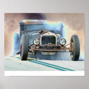 Poster Rat Rod Burnout