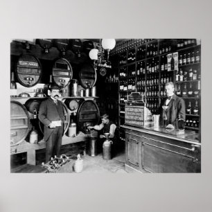 Póster RATHSKELLAR de ALEMANHA 1900