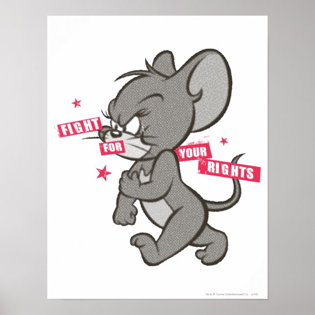 Poster Rato 3 de Tom e Jerry Tough (Frente)