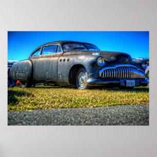 Póster Rato conduzido do trenó