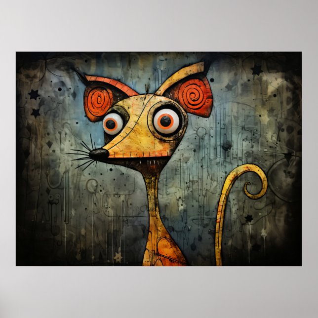 Poster Rato de animação (Frente)