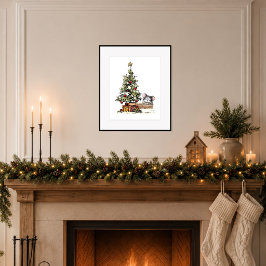 Poster Rato de Natal sob a Árvore