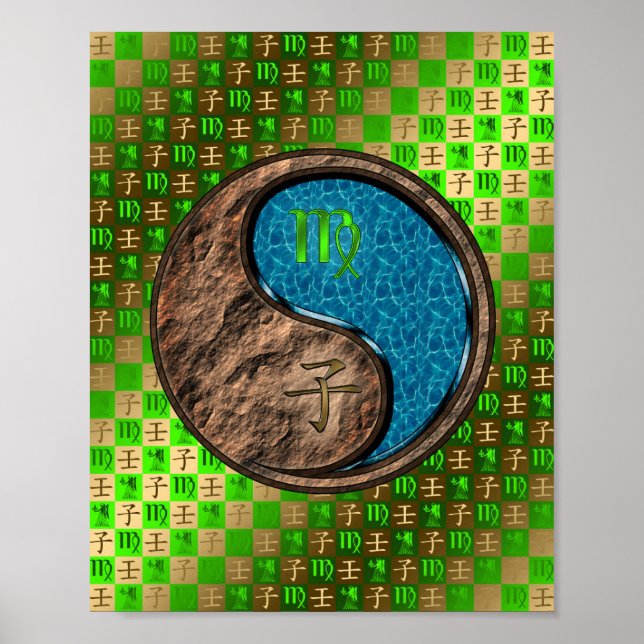 Poster Rato de Virgem e Água (Frente)