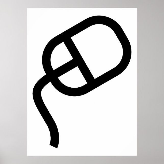 Póster Rato do computador (Frente)