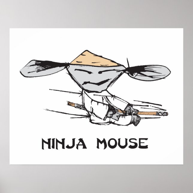 Póster Rato Ninja (Frente)
