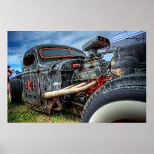 Póster Rato Rod do ciclo de Kentz Kustom