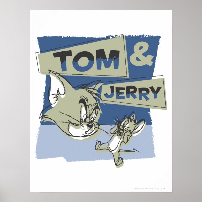 Poster Rato Tom e Jerry Scaredey (Frente)