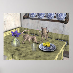 Póster Ratos de elefante doce