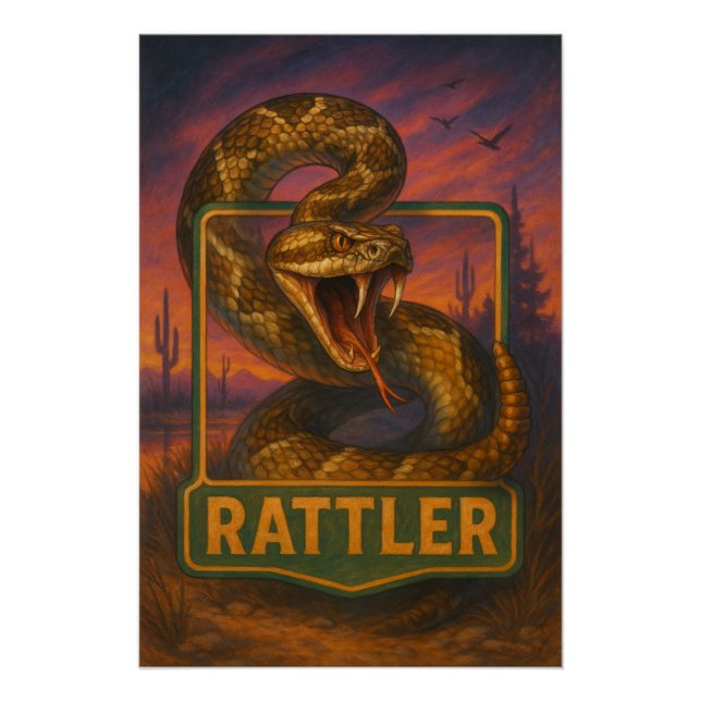 Póster Rattlesnake Poster (Frente)