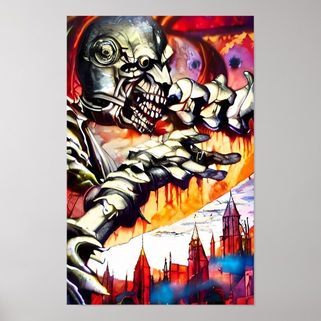 Poster Ravager do Medo - Ken Gage Art (Frente)