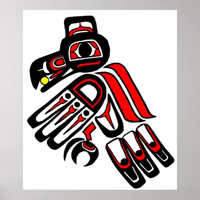 Póster raven haida (Frente)