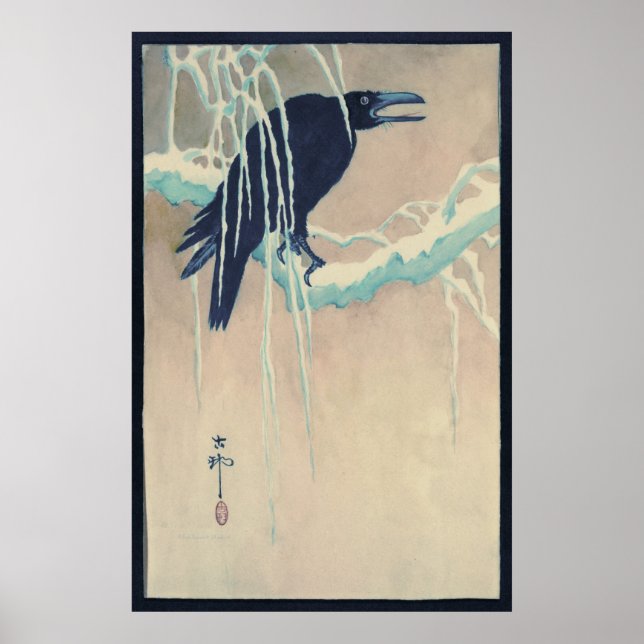 Poster Raven na neve (Frente)