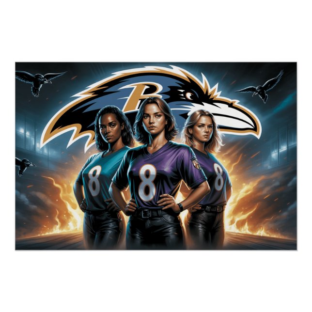Póster Ravens Baltimore 12 (Frente)