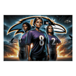 Póster Ravens Baltimore 13