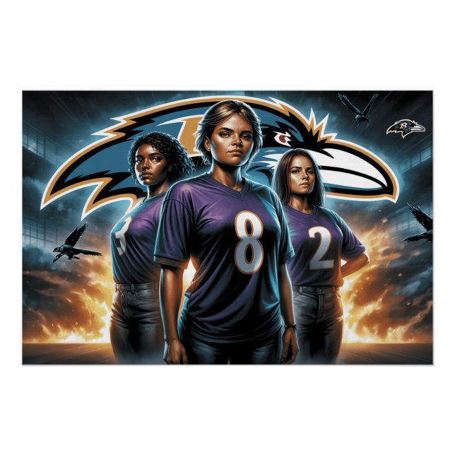 Póster Ravens Baltimore 13 (Frente)