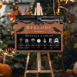 Poster Ravens Pretos Góticos e Ordem de Ferrugem de Event