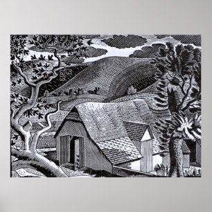 Poster Raviliar - Paisagem Sussex