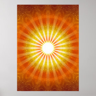 Póster Rays of Hope, olhar de luzir, fulgor, sol