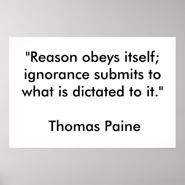 Póster Razão (Frente)