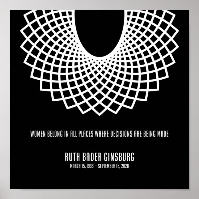 Poster RBG notório (Frente)