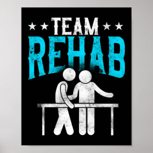 Poster Reabilitação de Equipe do Assistente de Terapia 