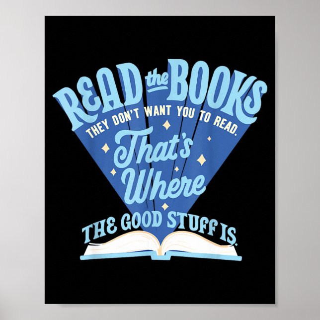 Poster Read The Book They Don't Want You To Read  (Frente)