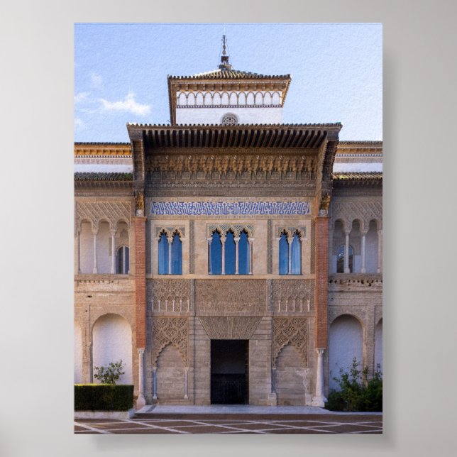Poster Real Alcázar de Sevilha (Frente)