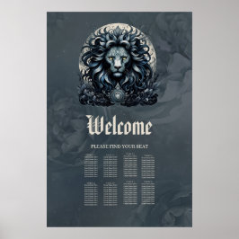 Poster Real elegância, uma majestosa ornamentado de cabeç