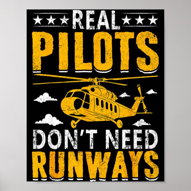 Poster Real Lots Don't Need Runways  (Frente)