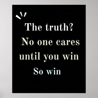 Poster "Real Ones Act" Motivational Quote