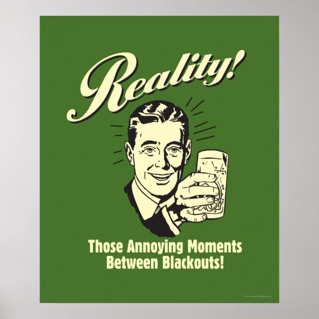 Póster Realidade: Momentos Entre Blecautes (Frente)