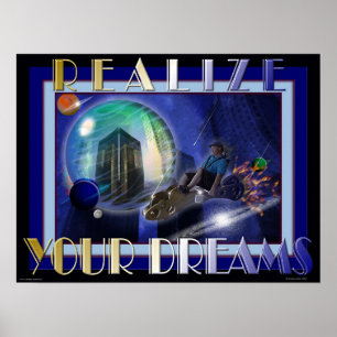 Poster Realize seus sonhos