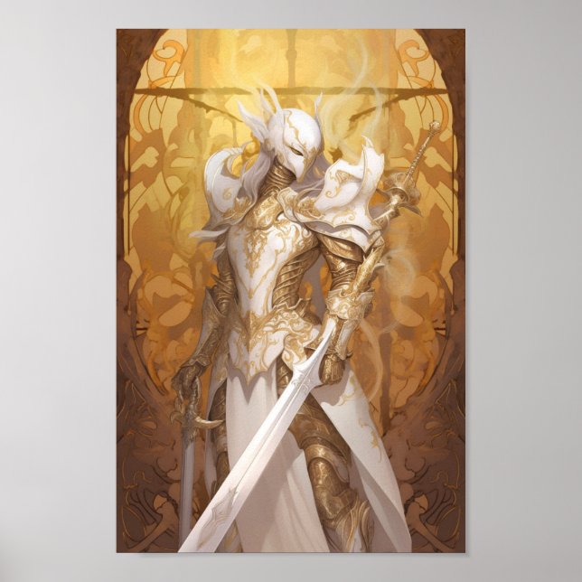 Poster Realm Walkers: Guardião da arte da fantasia Light (Frente)