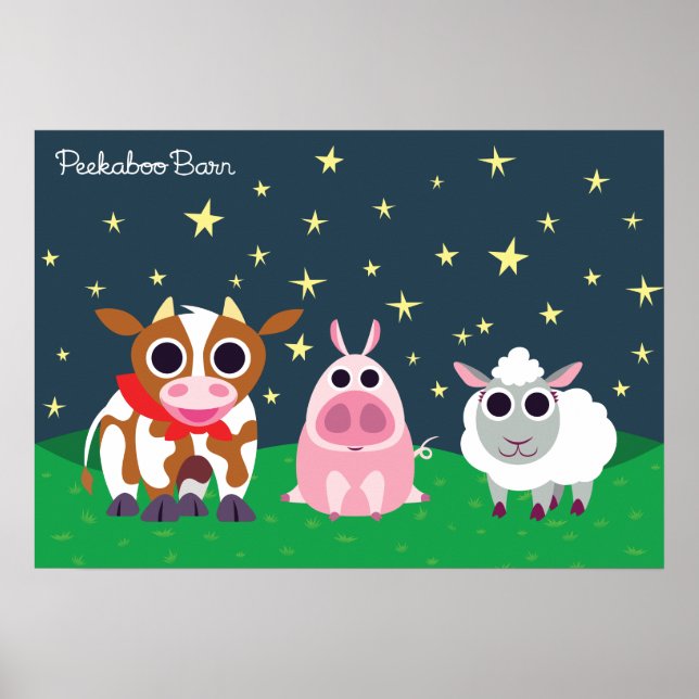 Póster Reba, Leary e Lulu à Noite (Frente)