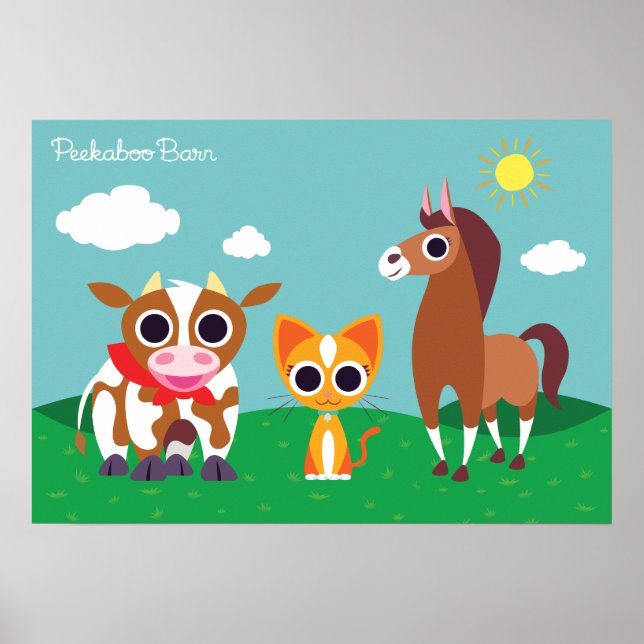 Póster Reba, Purrl e Zora no Dia (Frente)