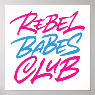 Poster Rebel Babes Club