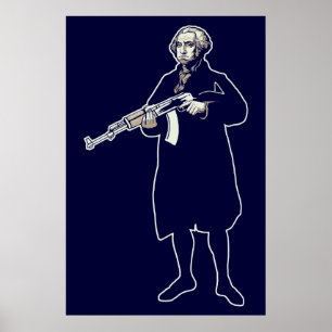 Poster rebelde de Washington