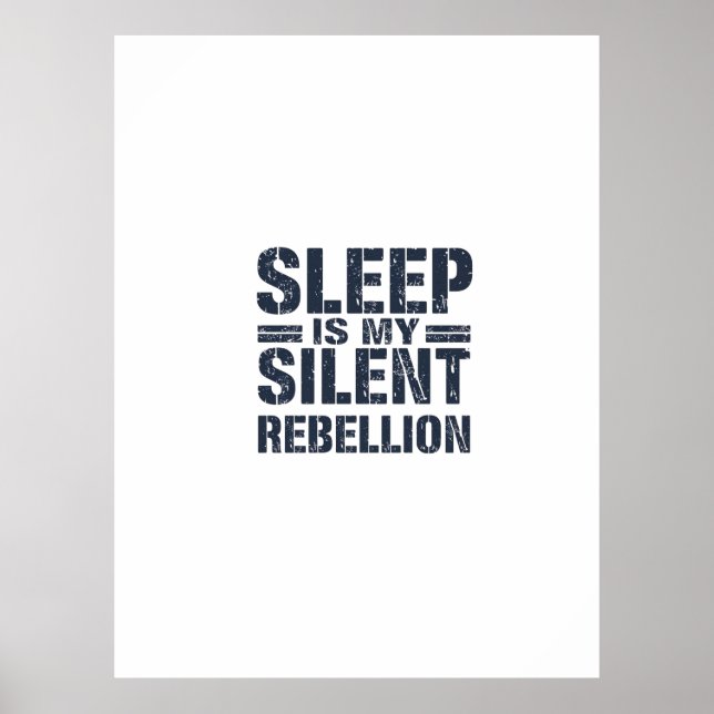 Poster Rebelião Silenciosa: O Poder do Sono (Frente)