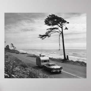 Póster Reboque de puxamento de carro