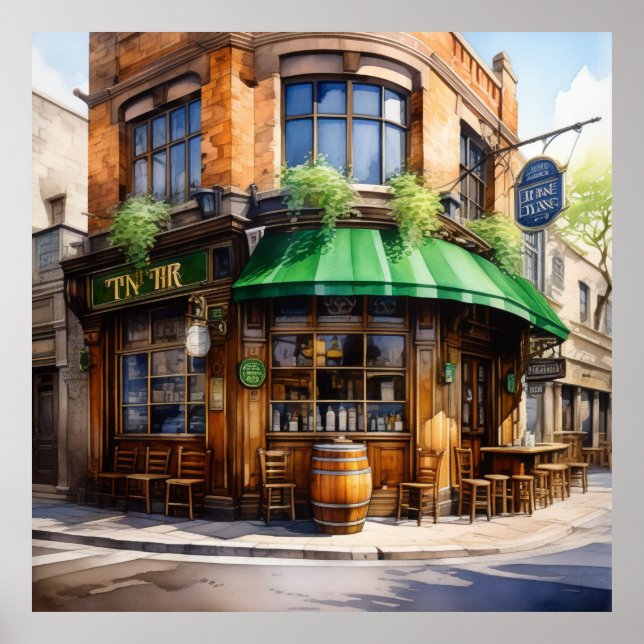 Poster Recanto do Leprechaun Um Pub Irlandês Fictício de  (Frente)