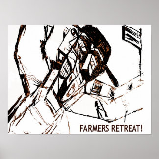 Póster RECANTO DOS FARMERS branco