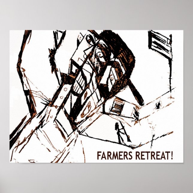 Póster RECANTO DOS FARMERS branco (Frente)