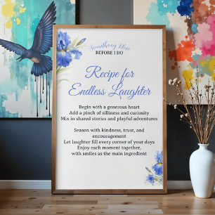 Poster Receita de Presente para Chá de Noiva para Risadas