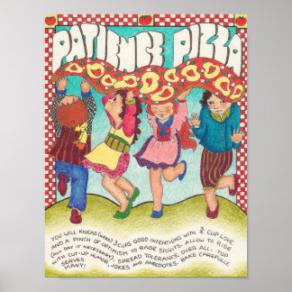 Póster Receitas do Novo Mundo - Pizza de Paciência