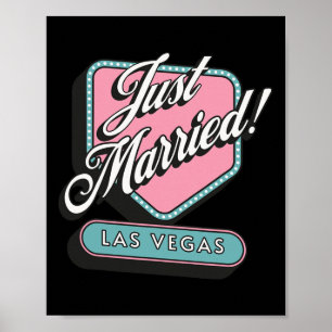 Poster Recem casados Las Vegas Casamento Noivo