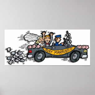 Póster "Recem casados!" Pôster