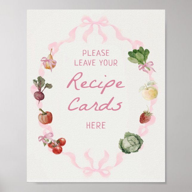 Poster Recém-chegado ao mercado pôster de receita para ch (Frente)