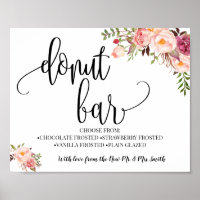 recepção de casamento bar rosquinha cor-de-rosa-bo