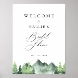 Poster Recepção do Chá de Noiva na Montanha Florestal