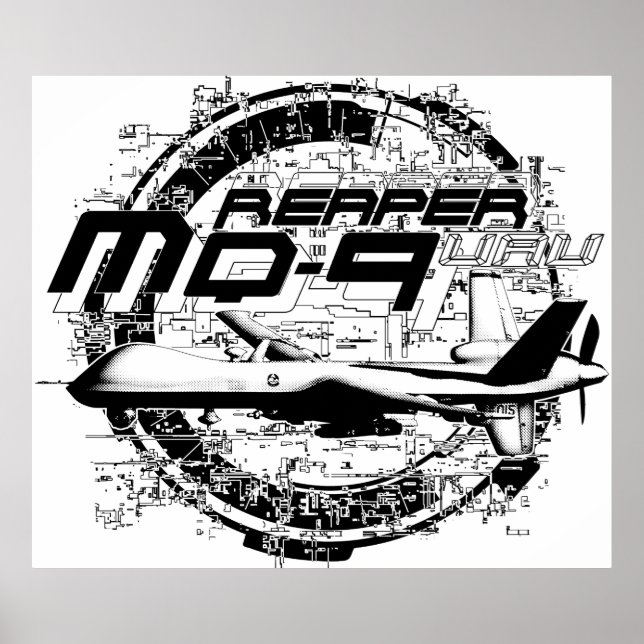 Poster Receptor MQ-9 (Frente)